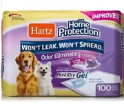 Hartz Dog Training Pads Home Protection Lavender Odor Eliminating Gel 100 Count