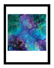 Alcohol Inks Design Wall Art by Sarah Wahl