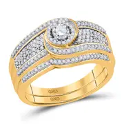 1/2CT-Diamond 1/6CT-CRD BRIDAL SET