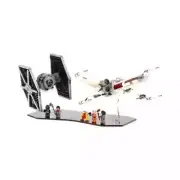 UNIQUEDISPLAY Display Stand for LEGO 75393 TIE Fighter & X-Wing Mash-up
