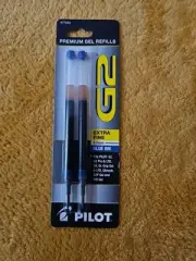 Pilot 77233 G2 Refills 0.5mm Extra Fine Blue Gel Ink