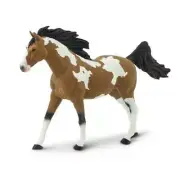 PINTO MUSTANGE STALLION HORSE Animal Figurine Safari Ltd. toy