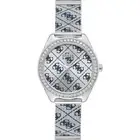 Watch GUESS Claudia W1279L1 Watch Steel Silver and Blue Women's 36 MM Logo