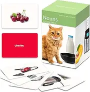 Nouns Flash Cards: 200 Modern Language Photo Cards | Vocabulary Builder | Toddler Flash Cards for Speech Therapy | Preschool Learning Activities | ESL Teaching Materials | Autism Learning Materials