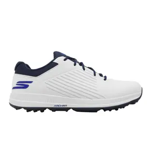 Skechers 高爾夫球鞋 Go Golf Elite-5 GF 白 藍 男鞋 防潑水【ACS】 214065WNVB