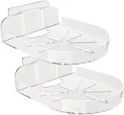 2PCS Adhesive Floating Shelves, Baby Camera Stand Baby Wall-Mounted Security Camera Bracket Storage Rack for Bathroom Display Bedroom Small Spaces Nursery Room Apartments