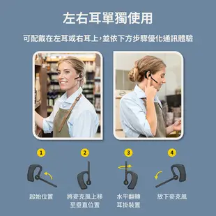 【Jabra】Perform 45 高效協作立體聲單耳藍牙耳機(支援Push-to-Talk)