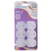 24pc Dreambaby Baby/Children Safety Outlet/Power Adapter Plugs/Cover AU/NZ Clear
