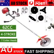 7IN1 62CC Petrol Pole Chainsaw Brush Cutter Whipper Snipper Hedge Trimmer