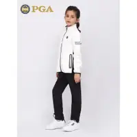 在飛比找ETMall東森購物網優惠-美國PGA 春夏新品兒童高爾夫服裝女童運動外套青少年保暖防水