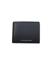 Tommy Hilfiger Leather Wallet Bifold Men Blue Wallets & Pouches
