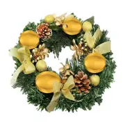 Christmas Candle Ring Wreath
