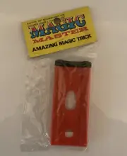 Vintage Magic Master Plastic Finger Guillotine Amazing Magic Trick New Old Stock
