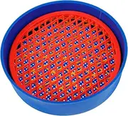 Abaodam 1Set Durable Plastic Sifting Pan with Replaceable Mesh Screens Lightweight Garden Sieve for Efficient Soil and Rock Separation Gardening Tool for Home