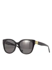 Balenciaga Dynasty Cat Sunglasses BB0103SA in Black