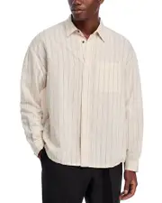 Frame Long Sleeve Button Front Shirt
