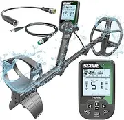 [NOKTA DETECTION TECHNOLOGIES] Nokta Score Metal Detector for Adults - Fully Waterproof, Rechargeable, Multi-Frequency, Easy-to-Use Detectors for Treasure Hunting (Score)
