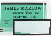 .RARE ART DECO c1940s SAMUEL JONES & Co UNUSED LARGE LITHOGRAPH COMPANY LABEL #4