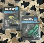 NEW HK Army Action Sports Goggle/Barrel Camera Mount Package-2 Mounts-Pew/Grn