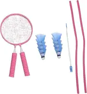GALPADA 1 Set Badminton Racket Set for Ages Lightweight Sports Tool with Balls Safe and Easy to Use Badminton Plaything for Outdoor and School Fun
