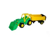 Wader Champion Tractor Frontloader Trailer Ages 3+ Car Truck Jeep Toy Gift Boys