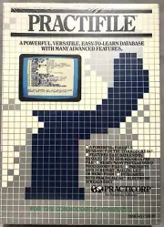 Vintage PRACTIFILE Practicorp Database for Commodore 64 Disk New Sealed Box 1984