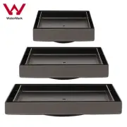 Gunmetal Smart Square Tile Insert Floor Drain Shower Grate 50 80mm Waste Outlet