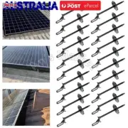 Solar Panel Wire Mesh Clips NYLON Pegs Solar Mesh Birds Pigeon Proofing 100 Pack
