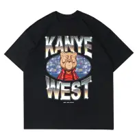 在飛比找蝦皮購物優惠-Kanye WEST 復古 T 恤 KANYE WEST T