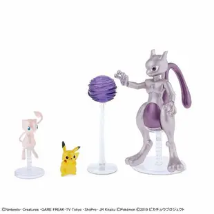 【BANDAI】組裝模型 Pokemon 組裝模型 精靈寶可夢 神奇寶貝 劇場版 皮卡丘 夢幻 超夢 三款合售