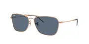 Ray-Ban RBR0102S Caravan Reverse 92023A Men's Sunglasses Gold Size 58