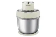 Morphy Richards Stainless Steel Electric 350W Kitchen Cooking Chopper White