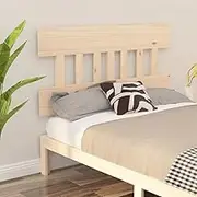 Bed Headboard, Beds Head Frame 138.5 cm Solid Wood Pine