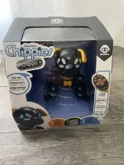 WowWee Chippies Chippo Robotic Remote Controlled Pet Dog Toy Black Brand New