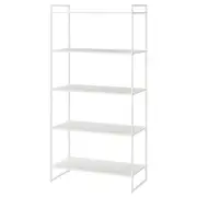 JONAXEL Shelving unit, white, 80x38x160 cm