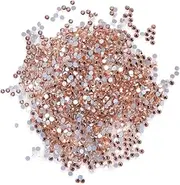 Pcs Half Crystal Glass Nails Beads Flat Back Ab Crystals Charms for Makeup Shoes Jewelry