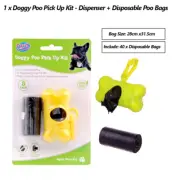 Pet Dispenser Waste Dog Poo Pick Up Disposable Poo Garage Bags Case Pouch Holder