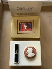 Estee Lauder Sensous Solid Perfume Compact Victorian MINT VINTAGE NIB