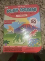On The Go Dinosaur Reusable sticker Fun Book
