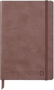 Rhodia cf117052 Notebook Diary A5 Weekly Left Type Web Planner Weekly Horizontal Chocolat