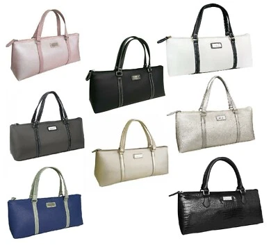 Sachi Insulated Wine Bottle Purse Cooler Tote Bag Carrier Thermal Handbag