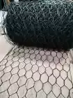 Heavy Duty Black Gal wire PVC Coated 40mm hex 1200mm x 30m Roll Chicken Mesh