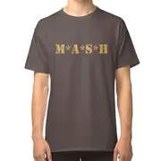Mash Red Cross TV Show Helicopter Distressed Retro Vintage T-shirt