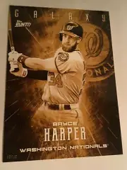 2017 Topps Bunt Jumbo 5x7 Galaxy Bryce Harper Nationals GBH #'d 05/10 Gold