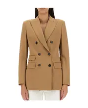 Wool suit jacket IT40,IT44 Brown