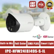 4MP8MP 4K Full Color IP Camera Smart Dual Light Bullet WizSense Built in Mic Lot