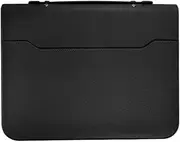 Expanding File Folder | PU Leather Zipper Binder Organizer A4 File Folder with Zipper - Multifunctional Legal Pad Holder, Business Organizer, Work Binder for Offices, Meeting, Travel