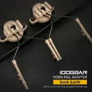 IDOGEAR Tactical Helmet Rail Adapter Rail Horn Rail Mount Paintball Airsoft Army