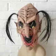 New 1pc Halloween Pointy Nose Haggard Latex Mask, Witch