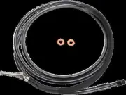Magnum Braided Hydraulic Clutch Cable Black 82in. 180 Deg HD Freewheeler 15-16